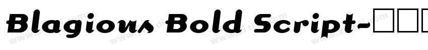 Blagious Bold Script字体转换 Blagious Bold Script字体转换